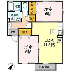 物件の間取り