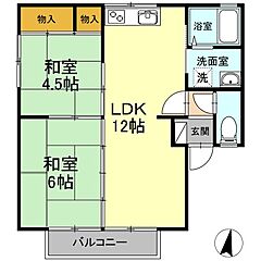 物件の間取り