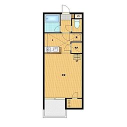 セザンヌ大塚 ワンルームの間取図画像