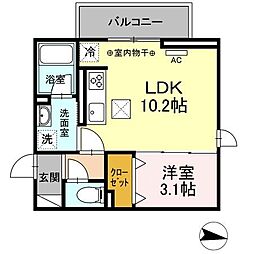 間取図画像 1LDK