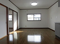 JR舞鶴線 西舞鶴駅 バス14分 大和紡績前下車 徒歩10分の賃貸アパート 2階2LDKのリビング/ダイニング