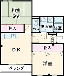 間取図画像 2DK