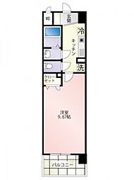 第20友建ビル 1Kの間取図画像