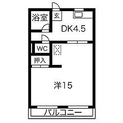 間取図画像 1DK