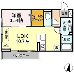 間取図画像 1LDK