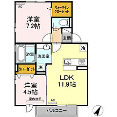 物件の間取り