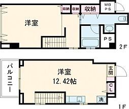 StoRK Residence 枚方新町 1階2Rの間取り