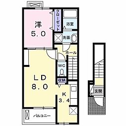 間取図画像 1LDK