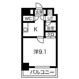 間取図画像 1K