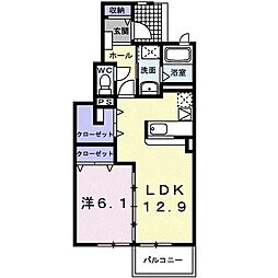 間取図画像 1LDK