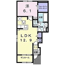 間取図画像 1LDK