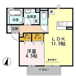 間取図画像 1LDK