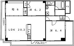 K’sフラット 5階3LDKの間取り
