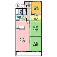 物件の間取り