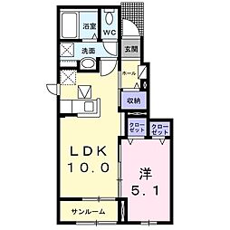 間取図画像 1LDK