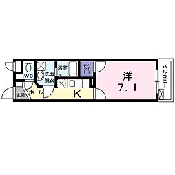 ジュネスメゾン中板橋 1Kの間取図画像