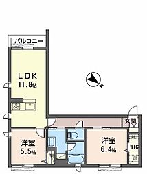 京都丹後鉄道宮豊線 京丹後大宮駅 バス5分 三ツ橋下車 徒歩9分の賃貸アパート 1階2LDKの間取り