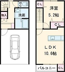 間取図画像 1LDK