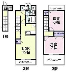 物件の間取り