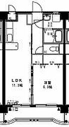 コンフォール大橋 1LDKの間取図画像