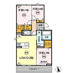 物件の間取り