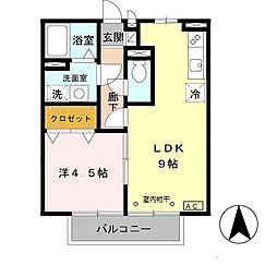間取図画像 1LDK
