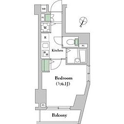フェニックス渋谷本町 1Kの間取図画像