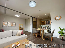 Meliflua西浜(メリフルアニシハマ) 303 3階1LDKのリビング/ダイニング