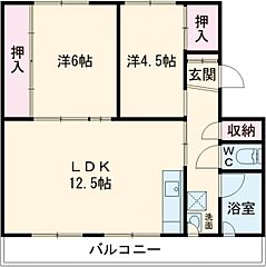 物件の間取り