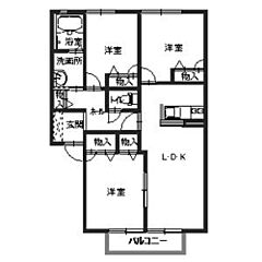 物件の間取り