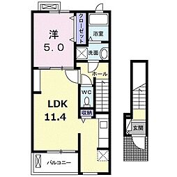 間取図画像 1LDK