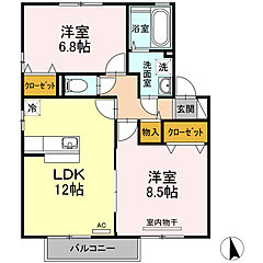 物件の間取り
