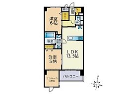 CielMaison 2SLDKの間取図画像