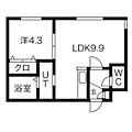 レジデンス北23条4階6.6万円