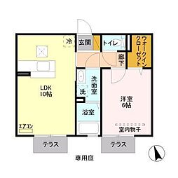 間取図画像 1LDK