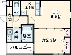物件の間取り