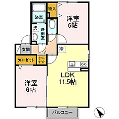 物件の間取り