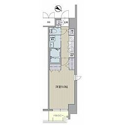 プログレッソ岐阜駅前 1Kの間取図画像