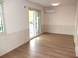 ハピネス古賀島　B棟 102 1階1LDKのリビング/ダイニング