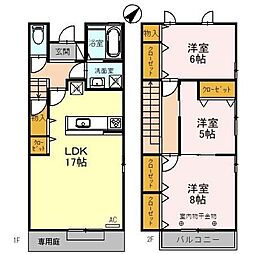 トレスパラーシオ 1階3LDKの間取り