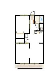 アネックスＡ 2階3Kの間取り