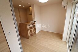 JR東北本線 郡山駅 バス17分 安積荒井下車 徒歩2分の賃貸アパート 1階1DKのリビング/ダイニング