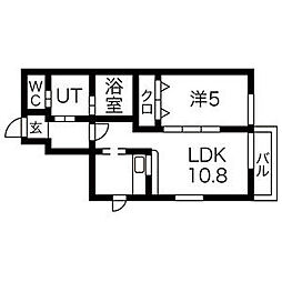 間取図画像 1LDK