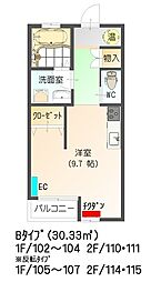 すまいる14番館 ワンルームの間取図画像