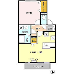 間取図画像 1LDK