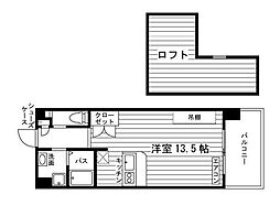 S-FORT大分駅前 ワンルームの間取図画像