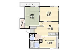 タウニー笹口 2階2SDKの間取り