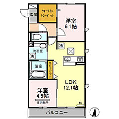 物件の間取り
