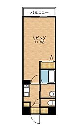 ＴＨＥ　ＲＥＳＩＤＥＮＣＥＰＡＲＫ佐賀駅南I 10階1Kの間取り