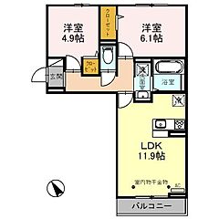 物件の間取り